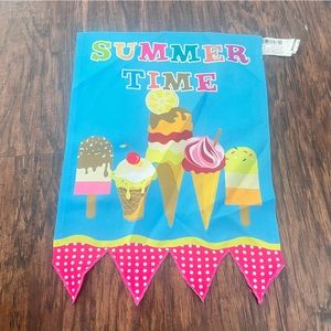 Evergreen enterprises summer ice cream outdoor garden flag decor